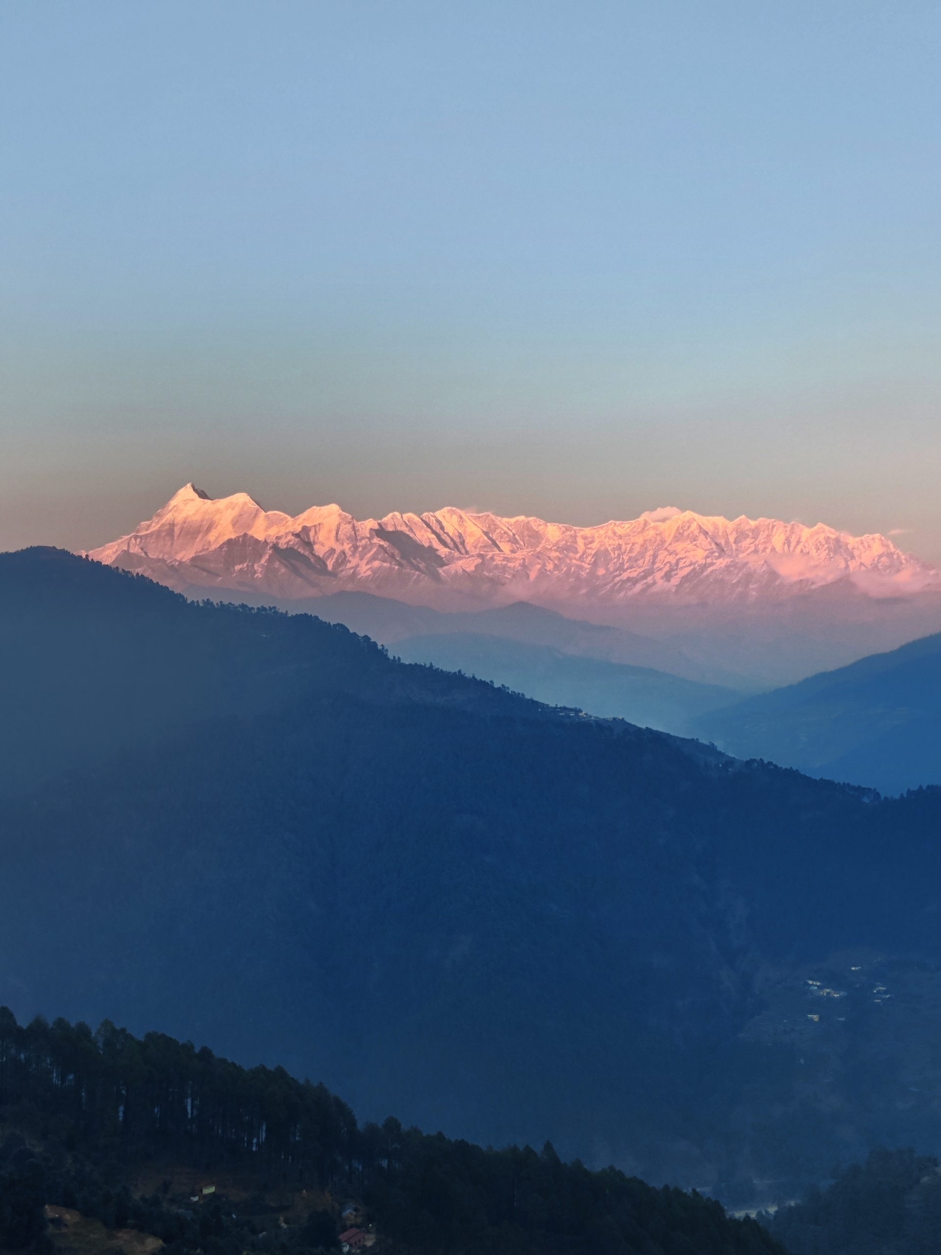 Uttarakhand landscape inside state outline