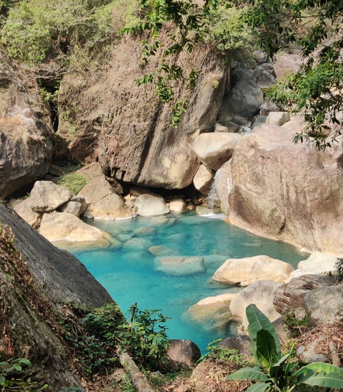 Natural landscape with clean blue water in unexplored regions India showcasing secret destinations India beyond typical tours.